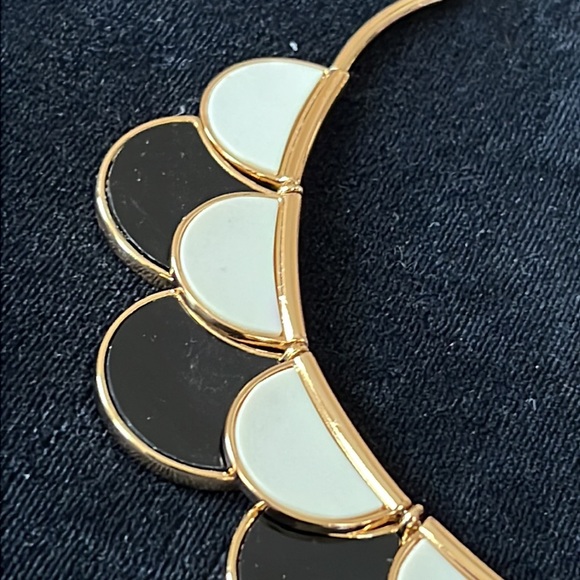 Kate Spade black and white statement necklace and earrings set - Picture 3 of 4